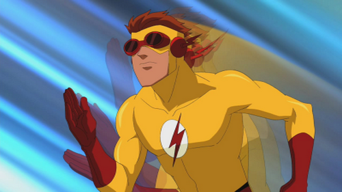 the flash young justice running