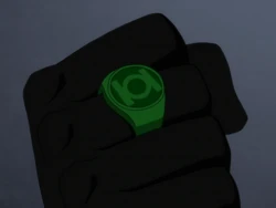 A Green power ring.