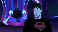 Miss Martian and Superboy talk about the past