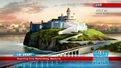 The royal palace in Markovburg.