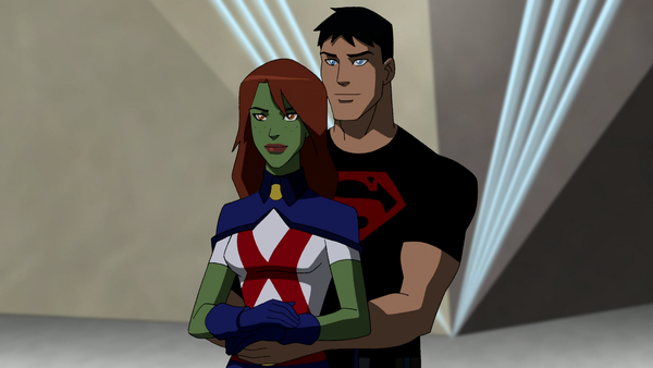 young justice miss martian and superboy break up