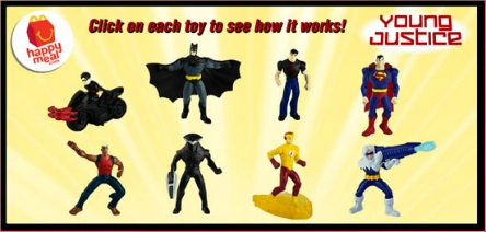 McDonald's toys | Young Justice Wiki 