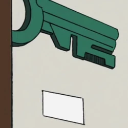 The Key Gun on display at the .