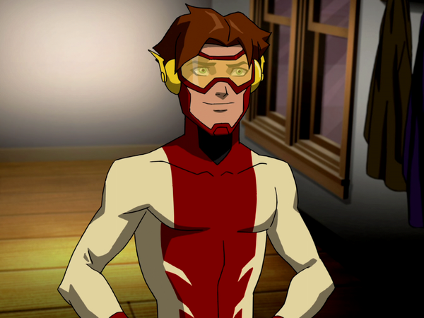 the flash young justice running