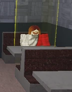 Jesus at the old Pizzaria