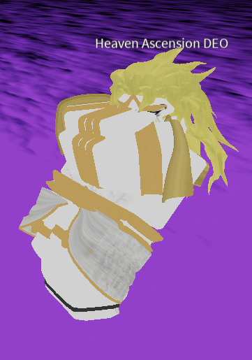 Heaven Ascension Dio Your Bizarre Adventure Wiki Fandom - dio face roblox