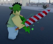 Candy Cane Blade - Max Graphics, Daytime