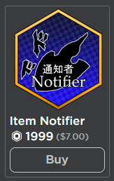 Item Notifier Your Bizarre Adventure Wiki Fandom - fast notifier roblox