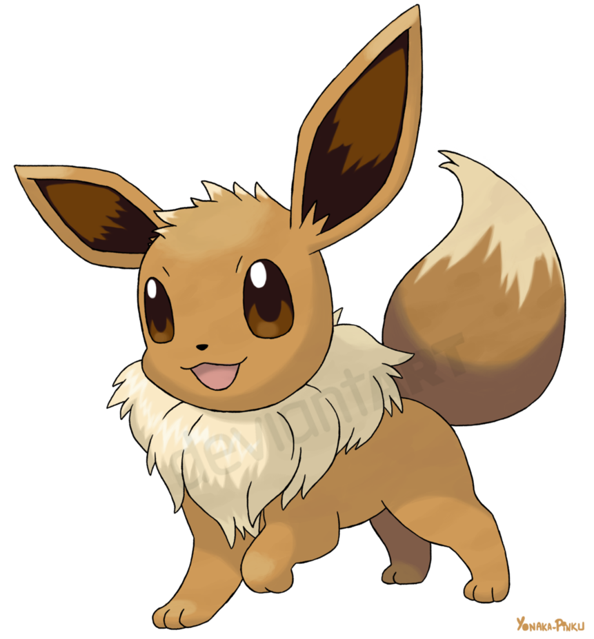 55698755 Juniors Pokémon Eevee Cute Pose Cropped Graphic T