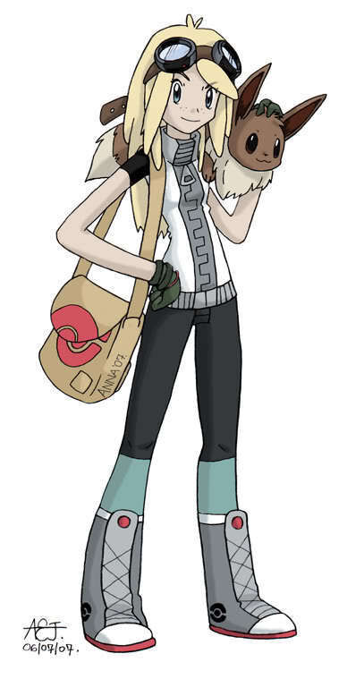 girl pokemon trainer base