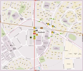Woodlands MRT Map