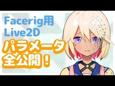 【Live2D】Facerig用Live2Dモデルパラメータ全公開【Vtuber】