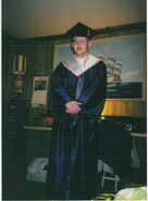 Chris' graduation photo.
