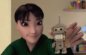 Ami with a LEGO Bender