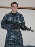 Gabe in his Navy uniform