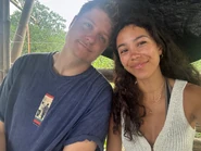 Mumbo with his girlfriend Vicky