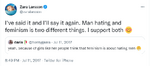 Zara Larsson Graphic Tweet