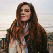 Marzia sulla spiaggia di Brighton