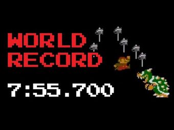 Super Mario Bros. Speedrun in 4:55.913 (Former World Record) 