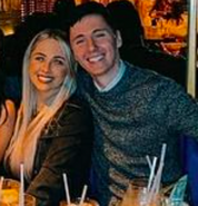 A photo of Dawko and his girlfriend, Billie, on her 23rd birthday on August 23, 2020.