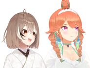 Mumei and Kiara