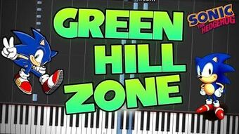 Sonic The Hedgehog Piano Tutorial - Green Hill Zone 