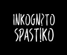 Merchandise-Motiv: Die Schriftmarke von Inkognito Spastiko
