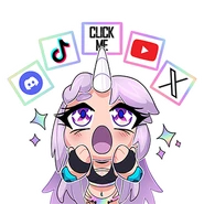 One of Prism's avatars that appears in her About section on Twitch.[5]