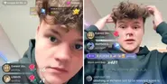 Images of Jack's E-Begging Tiktok Stream