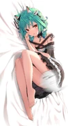 Rushia in her alternate outfit