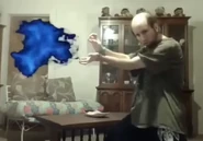 Cyraxx filming with fire edited in.