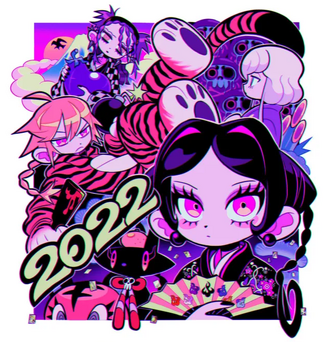 Alice Schach and the Magic Orchestra 2022 New year art