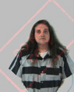 Chris's third mugshot on May 3, 2022, when she transferred back to Central Virginia Regional Jail after her three month stay at Western State Hospital.