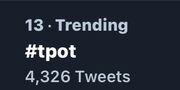 TPOT trending