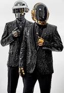 Daft Punk during the release of Random Access Memories