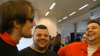 Zeb89 insieme a J0k3r e Cicciogamer89 al Romics 2014.