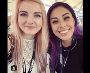 Tiffy (right) with LDShadowLady (left).