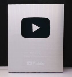 Customized  play button and Gold/Silver Awards