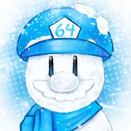 Christmas YouTube profile picture also drawn by @thenyaner6000 on Twitter