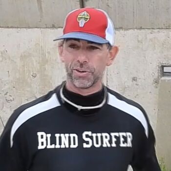 Blind Surfer Pete Gustin | Wikitubia | Fandom