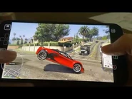 A video from the aforementioned scam channel; the gameplay is not genuine, but rather edited game footage with mobile controls overlaid.