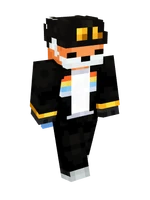 Fundy's skin in Minecraft.