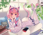 She draws Aqua Ch. 湊あくあ