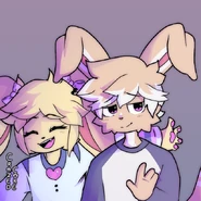 Cake and maddie.png (326 KB) young Maddie and Christopher (Siblings)