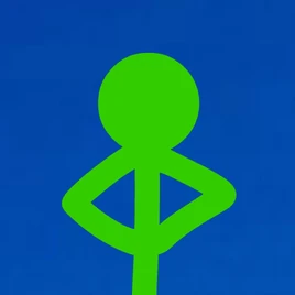 Green Stick Figure