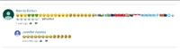 User commented emoji spam