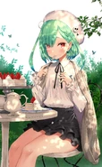 Rushia eats cake