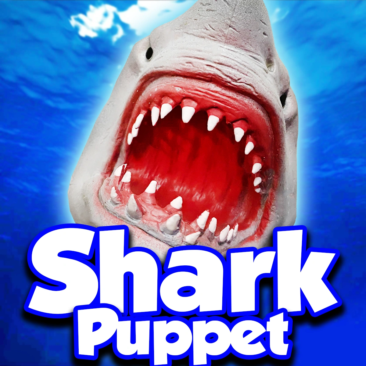 shark puppet singing