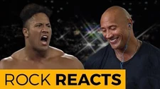 The_Rock_Reacts_to_His_First_WWE_Match_20_YEARS_OF_THE_ROCK