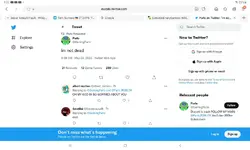 Parlo regarding his disappearance.